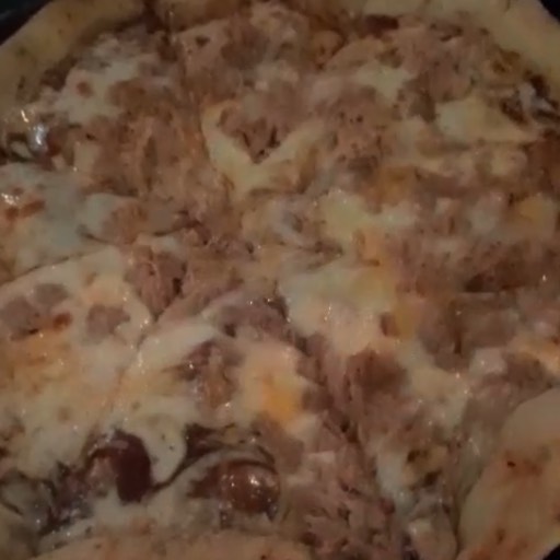 Pizza de atún deluxe 