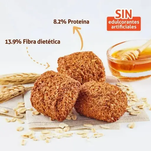 Panecillos de Salvado con Miel y Avena