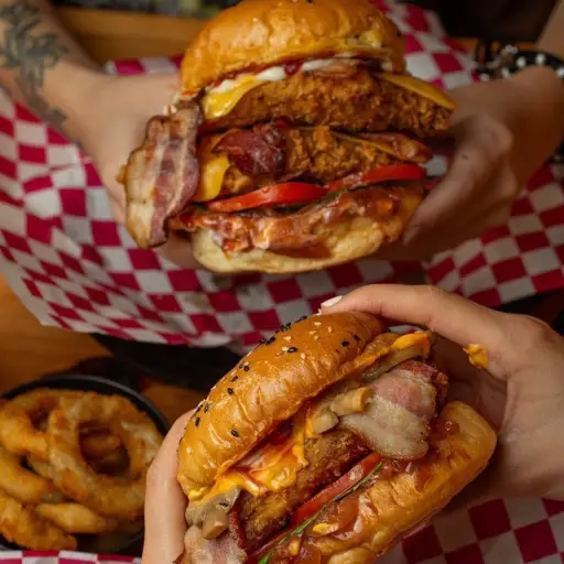 Hamburguesa chiken crunch