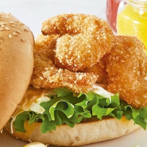 Hamburguesa Camarón empanizado 