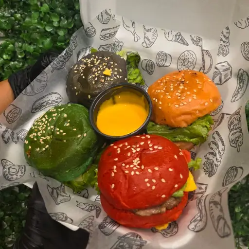 Hamburguesas Colores