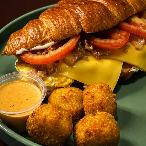 Croissant Egg Bacon
