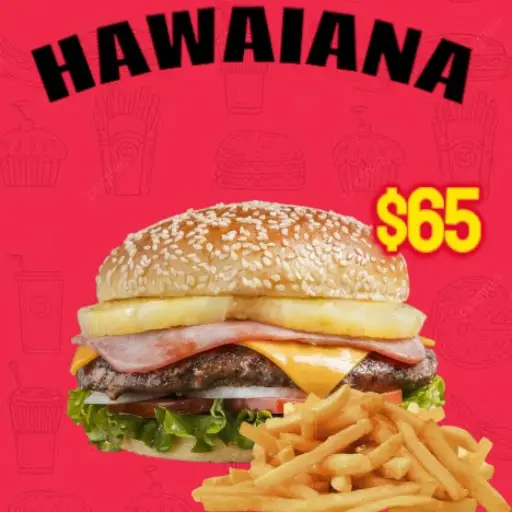 Hamburguesas Hawaiana 