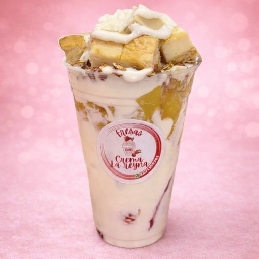 VASO GRANDE FRESAS/CHEESCAKE