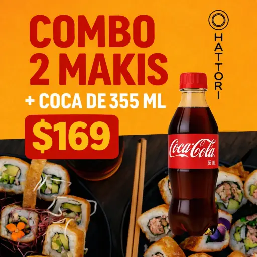 Combo 2 makis + coquita
