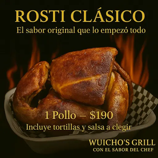 2 pollos receta original 