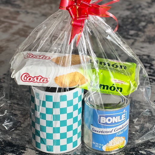 Jarra con galletas y condensada 