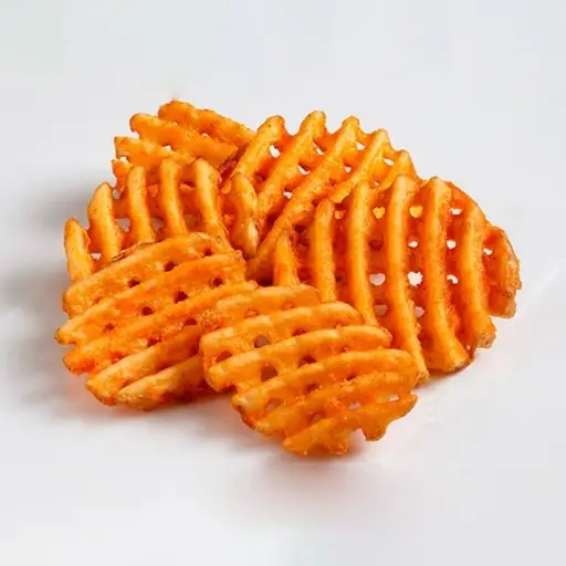 Papas Crisscut bañadas 