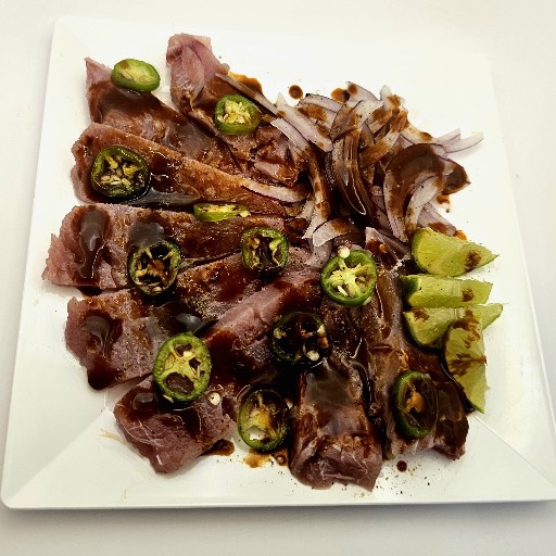 Sashimi de atún 