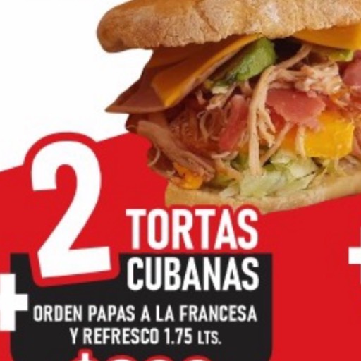 Promo 2 Tortas Cubanas