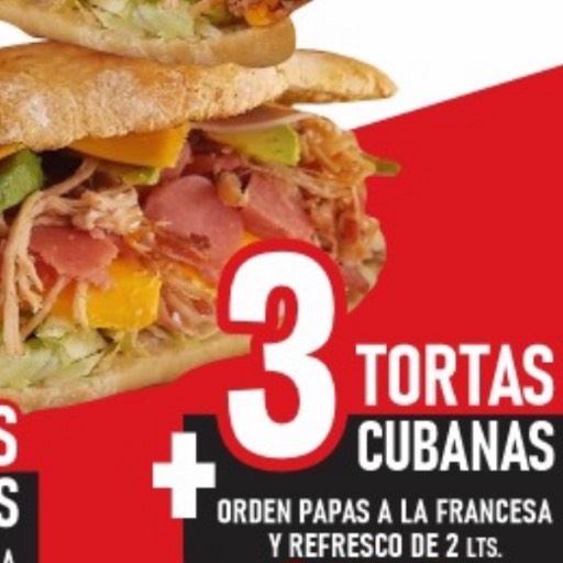 Promo 3 Tortas Cubanas