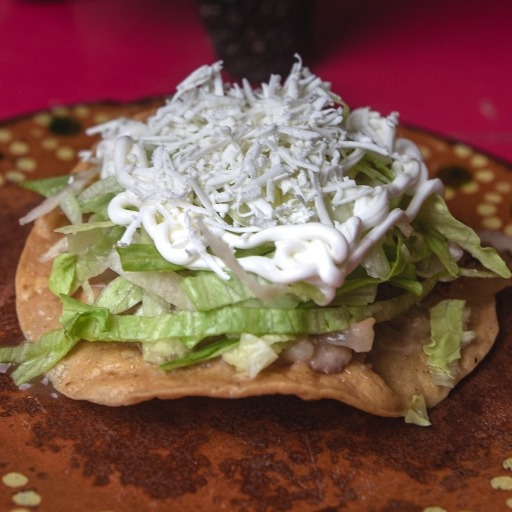 Tostadas de Picadillo de Res