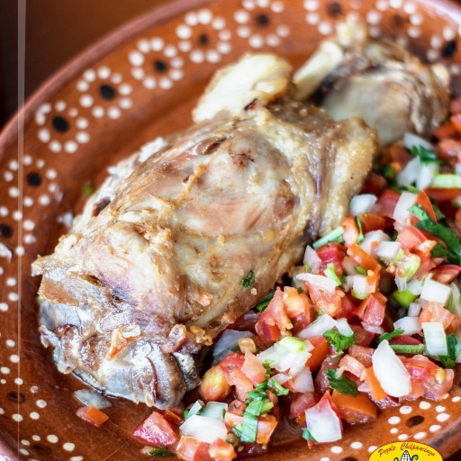 Chamorro Natural con Pico de Gallo