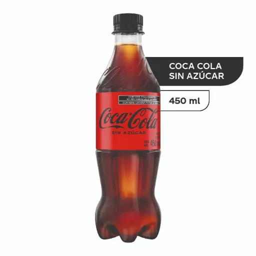 coca cola sin azúcar 450ml