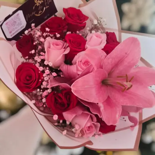 Ramo Lili rose