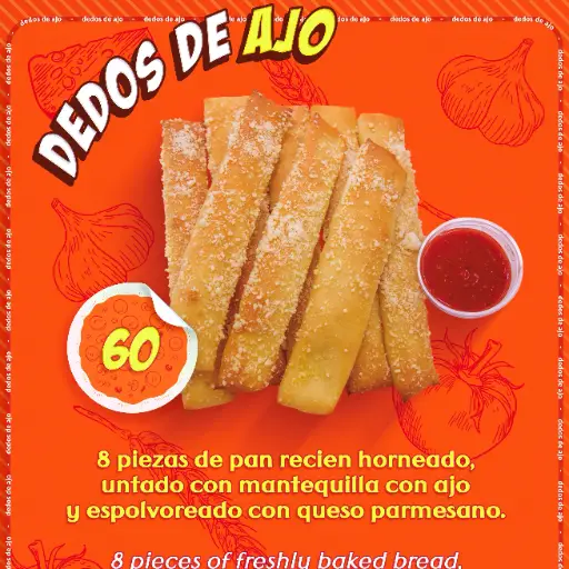 Dedos de Ajo Parmesano