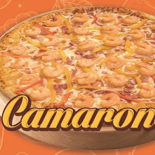Pizza con Camarones