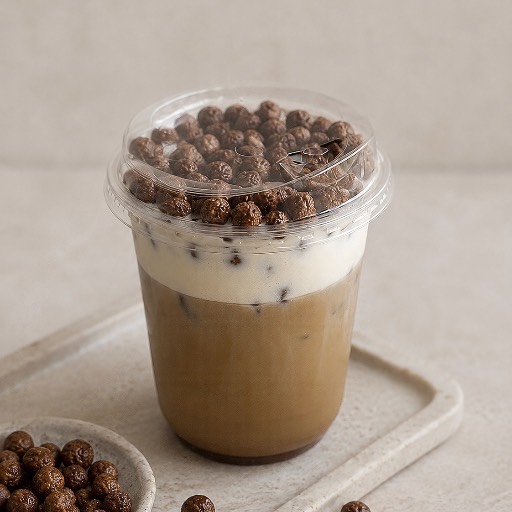 Cinnamon puff latte