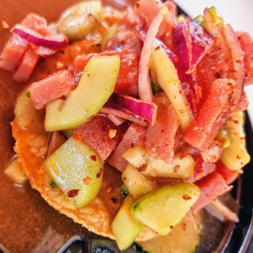 Tostada de Ceviche de Atún