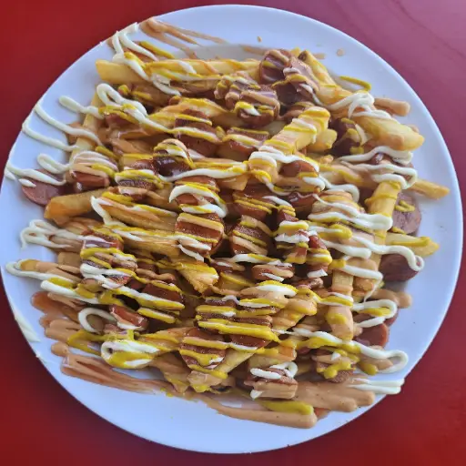 Salchipapas contenedor 8 x 8