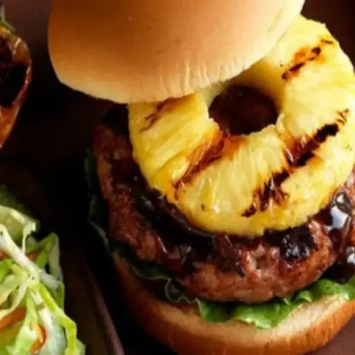 hamburguesa hawaiana