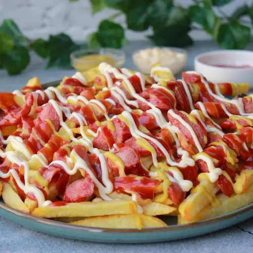Salchipapas 