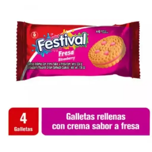 Galleta Festival Fresa