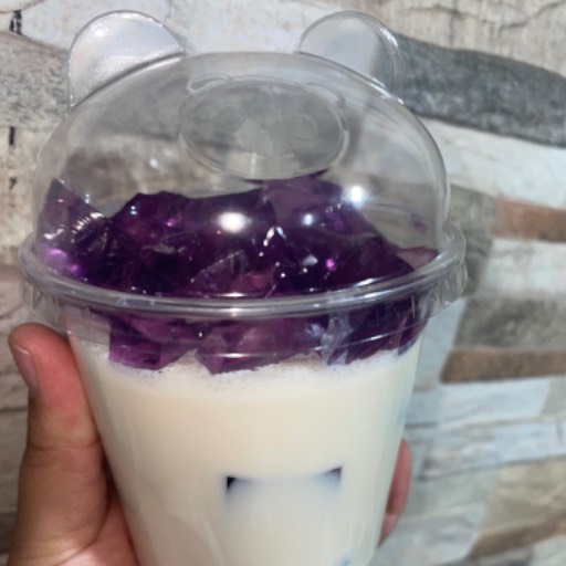 Gelatina de queso y uva