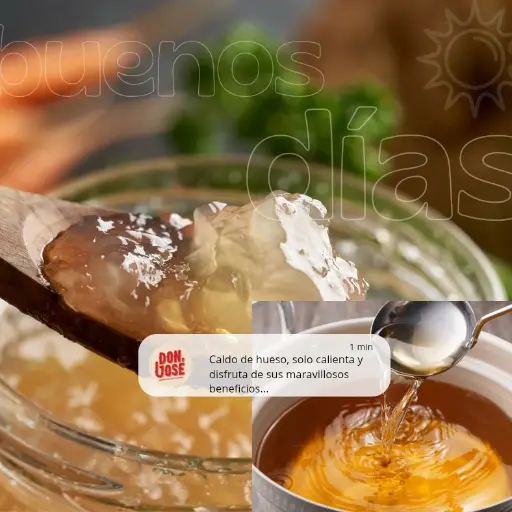 LItro de caldo de Huesos