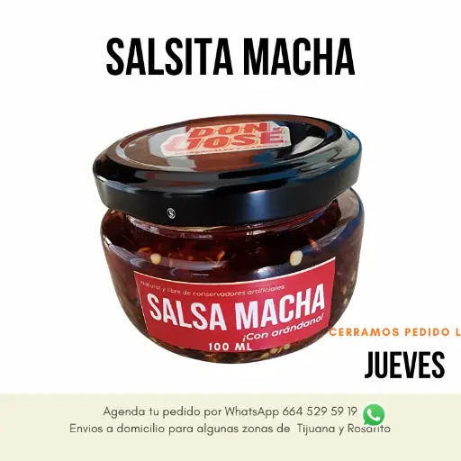 Salsa macha con Arandanos 100ml