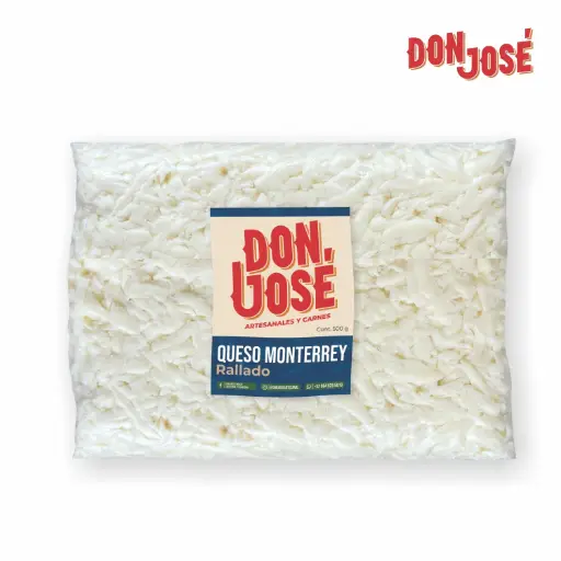 Queso monterrey rallado 500grs 
