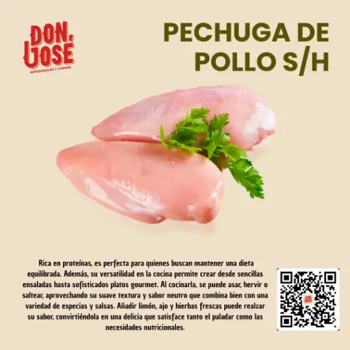 PECHUGA DE POLLO S/HUESO  