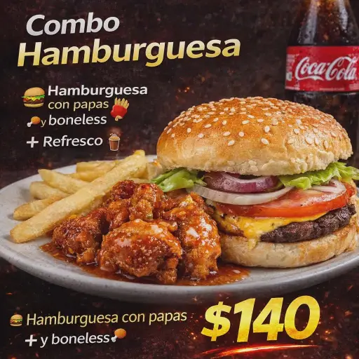 Combo Hamburguesa 