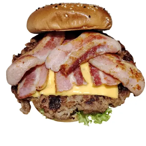 Burger triple  tocino 