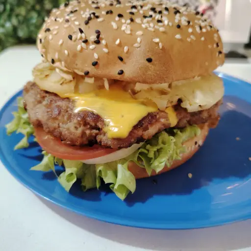 Burger piña 