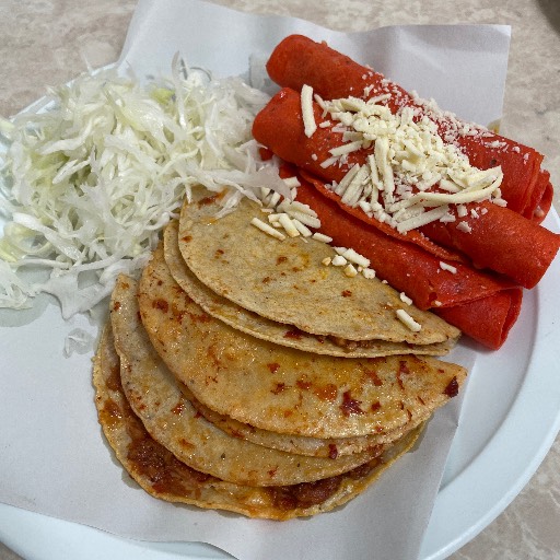 Taco de Papa con Chorizo