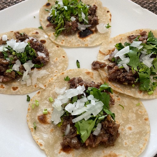 Taco de Barbacoa de Harina