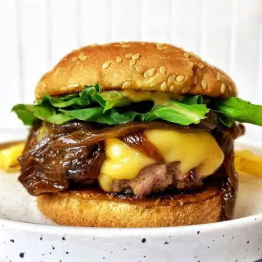 Hamburguesa sencilla doble carne 