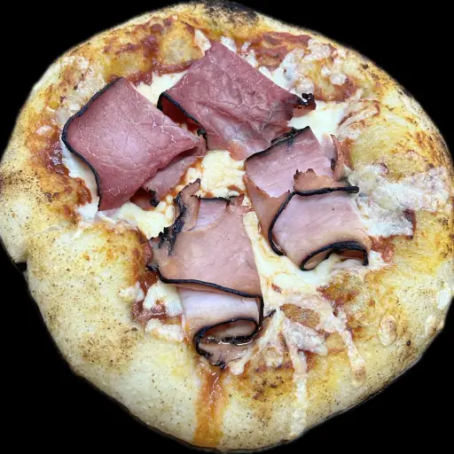 Pizza individual 1 a 3 ingredientes.