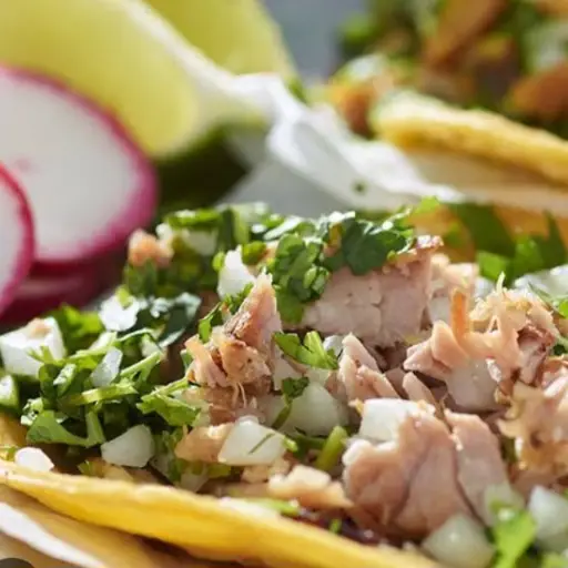 Taco de carnitas estilo michoacan 