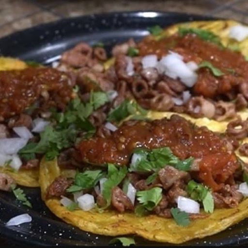 Taco de tripa tradicional 