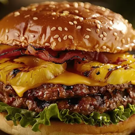 Hamburguesa Hawaiana