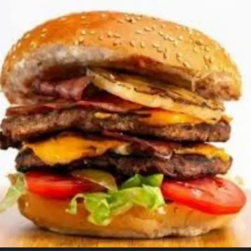 Hamburguesa Hawaiana Doble 