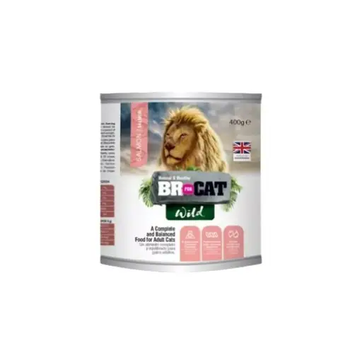 Lata Br wild Gato salmón  400 Gr