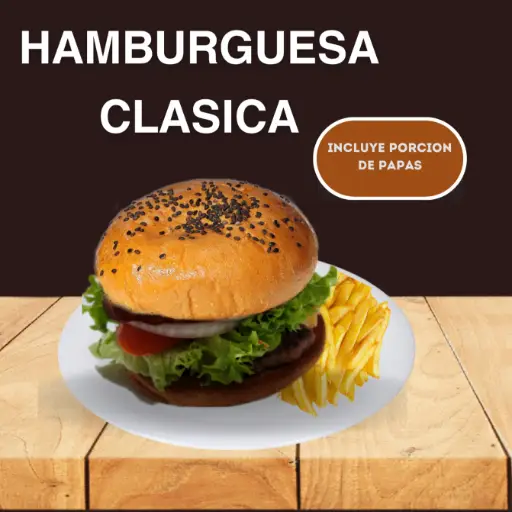Hamburguesa clasica