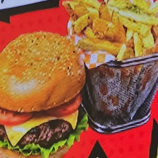 Burguer Jr. con papas