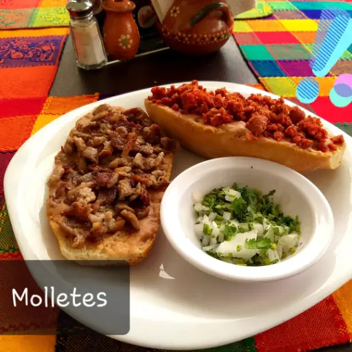 Mollete con Carne 1pz