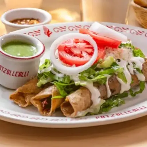 Flautas de pollo 3 pza