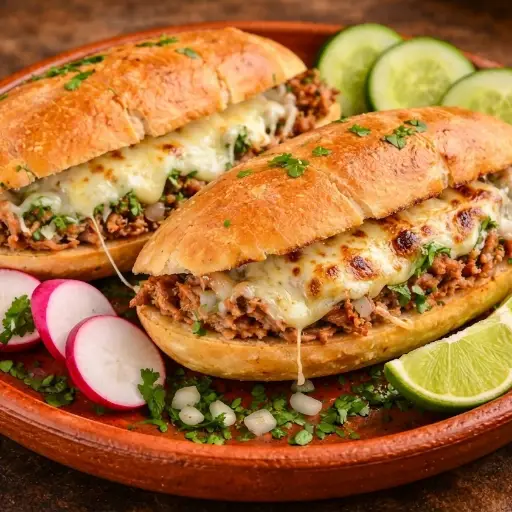 Orden 2 Tortas Birria C/Queso