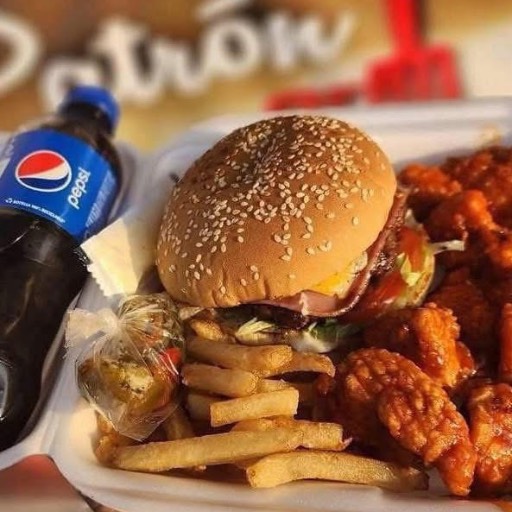 Promo Hamburguesa + BONELESS + papas y refresco 